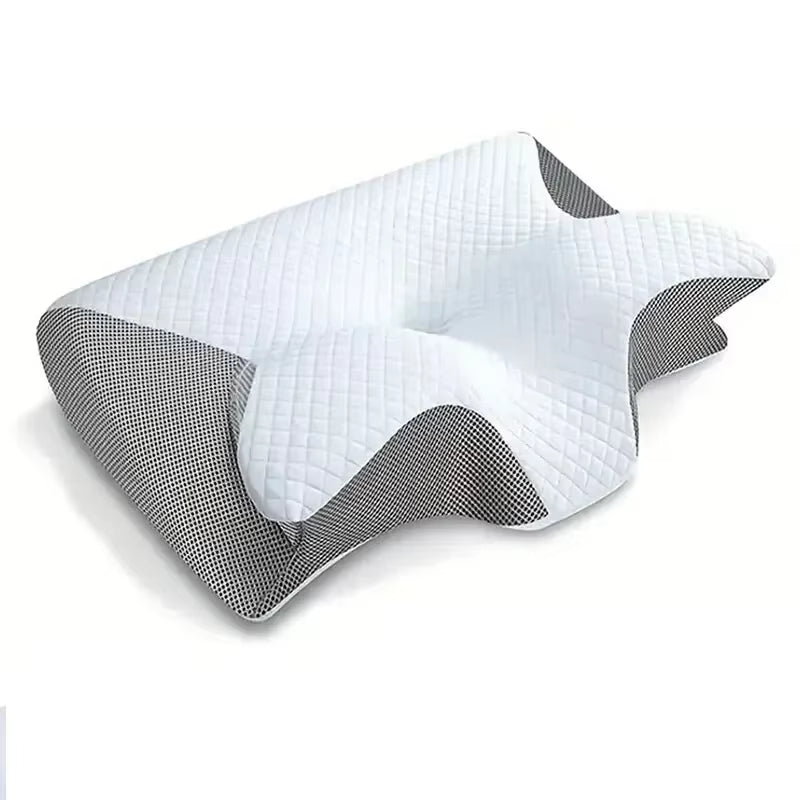 Butterfly Shape Slow Rebound Pillow Memory Foam Cervical Pillow Ergonomic Contour Orthopedic Pillow Neck Pain Support Pillows